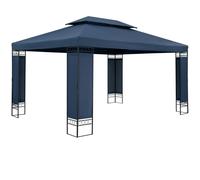 Cenador de Jardín ELDA Azul 3x4m Protección UV50+