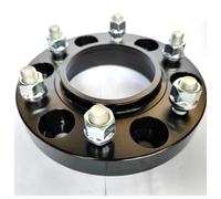 CENAP Separadores Ruedas Coche para Nissan para Navara NP300 | 25/30mm 1 Or1.18 "6x114,3 6x4,5" 66,1mm2.6inch 12*1,25 Espaciadores Rueda Junta Neumático Coche(Black 30mm)
