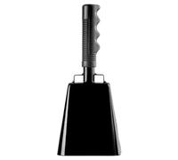 Cencerro de metal Campana de acero 25 cm con asa, ideal for animar y hacer ruido en eventos deportivos partidos fútbol Para principiantes en instrumentos o espectadores