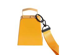 Cencerro duradero de 4 pulgadas, gran carga, revestimiento antioxidante, accesorio de animación para actividades deportivas con cuerda de muñeca segura, campanas de animación deportivas