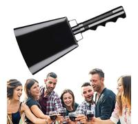 Cencerros para eventos deportivos, campanas escolares de mano para animar - Cencerros de percusión manual de metal y campanas escolares resistentes para juegos de fútbol