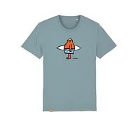 Cencibel Smart Casual Camiseta Callate La Boca Fat Surfer Verde Citadel (XL)