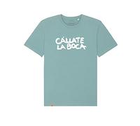 Cencibel Smart Casual Camiseta Callate La Boca Verde Agua (M)