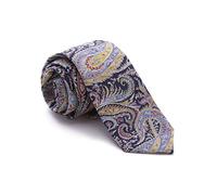Cencibel Smart Casual Corbata Liberty Felix And Isabel 40th Azul Marino Cachemires Celestes y Dorados