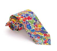 Cencibel Smart Casual Corbata Liberty Margaret Annie Flores Azulon y Rojo