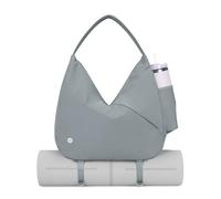 Ceneda Bolsa deportiva de deporte para mujer con correa oculta para esterilla de yoga y compartimento para zapatos, bolsa de baile con bolsillo húmedo, bolsa de fin de semana para viajes y yoga