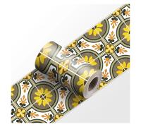 Cenefa Adhesiva Cocina 1 pieza de pegatinas pared cerámica despegables y adhesivas for salpicadero cocina, tiras decorativas for azulejos línea cintura for rodapié baño(YX-183,15cmX240cmX1roll)