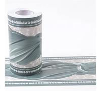 Cenefa Adhesiva Para Pared 10M/rollo autoadhesivo impermeable líneas de cintura papel pintado baño línea de rodapié decoración zócalo pasillo suelo bordes pegatina(16)
