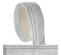 Cenefa autoadhesiva - 10 m x 10 cm x 5 mm - Molduras de estuco 3D para pared, molduras decorativas autoadhesivas, cenefa de pared resistente al agua, molduras autoadhesivas, molduras de borde