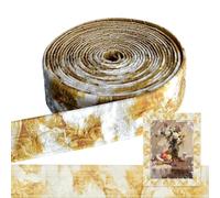 Cenefa autoadhesiva - 8 cm de ancho x 5 mm de diámetro x 10 m de largo - Molduras 3D autoadhesivas, molduras de estuco para pared, resistente al agua, borde autoadhesivo para esquinas, líneas, techos