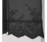 Cenefa de Cocina, Cortina Corta de Encaje con Función de Filtrado de Luz Suave para Cocina, Salón, Comedor, Adecuada para Decoración Moderna de Granja Francesa, Juego de 1 Pieza (180.40)