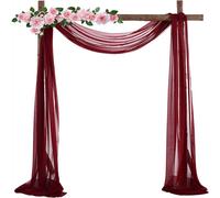 Cenefa de gasa para cortina, diseño de boda, bufanda, manta a mano alzada.