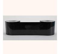 Cenefa De Papel Pintado Pegatinas De Pared Autoadhesivas De Color Negro Perla Cenefa Papel Pintado Impermeable Extraíble Calcomanía Decoración Para Sala De Estar Baño Cocina Azulejos 15X500C