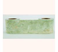 Cenefa De Papel Pintado Piedra Verde Jade Pegatinas De Pared Autoadhesivas Cenefa Papel Pintado Impermeable Extraíble Calcomanía Decoración Para Sala De Estar Baño Cocina Azulejos 10X500CM