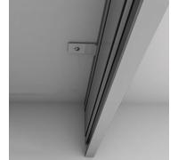 Cenefa de ventana de aleación de aluminio personalizada de 5,8 m, panel de cenefa gris sin rieles para decoración de dormitorio y sala de estar, perfecto para estética elegante del hogar