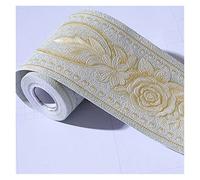 Cenefas Adhesivas,Cenefa Adhesiva Para Pared 10cm * 5m Wall Fronter Border Etiqueta Cuarto de baño Sala de estar Cocina Comedor Casa Muro Muro Zona Automéstica Etiqueta engomada de la pared Azulejo CL