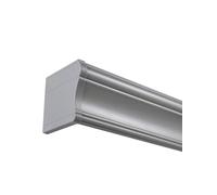 Cenefas para Cortinas, Caja de Cortina de Doble riel Personalizable con Cenefa, Casete de Ventana de Montaje en Pared para hogar/Hotel, Gris, 200 cm (6,6 pies) - Solución Elegante para el TR