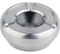 Cenicero acero inoxidable redondo - 10,5 cm de diámetro