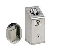 Cenicero al aire libre para cigarrillos y puros, eliminación de colillas de cigarrillos al aire libre, estación de fumar montada en la pared para uso comercial, cenicero alto y resistente al viento de