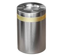 Cenicero Coche Acero Inoxidable para RAM charger 2024, Tapa Rosca Anti Polvo Diseño Modular Fácil Limpieza Alta Densidad 2.9 Mm Aislante Térmico Rotación Manual,A