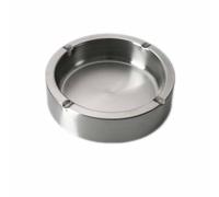 Cenicero Coche Exterior Portatil Cenicero De Pie Ceniceros Portátil Metalico Acero Inoxidable Ranura En Forma De U Fácil De Limpiar para Salón Oficina (Silver,17x4.5cm)