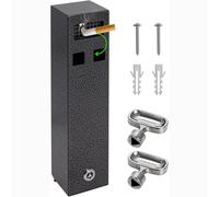 Cenicero colector de cigarrillos montado en la pared para oficinas y centros comerciales, diseño duradero y elegante para uso en exteriores