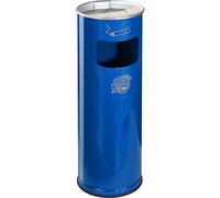Cenicero combinado VAR, capacidad 17 l, H x Ø 660 x 230 mm, acero