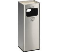 Cenicero combinado VAR, capacidad 32 l, A x H x P 260 x 665 x 260 mm