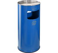 Cenicero combinado VAR, capacidad 37 l, H x Ø 700 x 320 mm, acero