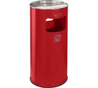 Cenicero combinado VAR, capacidad 37 l, H x Ø 700 x 320 mm, acero