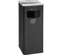 Cenicero combinado VAR, capacidad 53 l, A x H x P 330 x 705 x 330 mm, acero