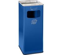 Cenicero combinado VAR, capacidad 53 l, A x H x P 330 x 705 x 330 mm, acero