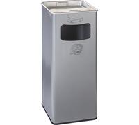 Cenicero combinado VAR, capacidad 53 l, A x H x P 330 x 705 x 330 mm, acero