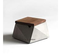 Cenicero Concreto Para Ceniceros Impermeable A Prueba De Viento Para La Mesa De Hogar Al Aire Libre Bar KTV A Creativegift Novio