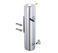 Cenicero de acero inoxidable montado en la pared, con cerradura, fácil de limpiar para espacios públicos al aire libre, centros comerciales, hoteles, ascensores, KTV
