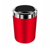 Cenicero de Cigarrillo para Ford Foucs MK4 2019-2023, Cenicero con Tapa Sin Humo Portátil Desmontable Bandeja de Ceniza Coche Accesorios,Red