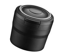 Cenicero de coche con luz LED y tapa desmontable, resistente al olor, moderno, fácil de instalar para fumadores en cualquier portavasos de vehículo