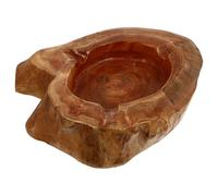 Cenicero de Madera en Forma de Corazón, Estilo Retro Decorativo y Liso