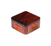 Cenicero de madera para el hogar, sala de estar, decoración de mesa de café, cenicero chino retro con incrustaciones de cobre para cigarrillos