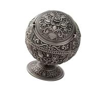 Cenicero de metal geométrico moderno, desmontable, resistente al viento, fácil de vaciar, decoración de escritorio al aire libre