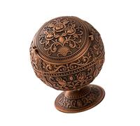 Cenicero de metal geométrico moderno, desmontable, resistente al viento, fácil de vaciar, decoración de escritorio al aire libre