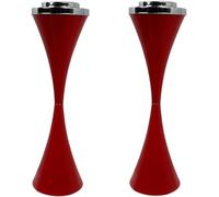 Cenicero de pie, 2 piezas soporte acero inoxidable para exteriores, resistente al viento, para patio, cigarros con tapa, ceniceros duraderos, balcón, amplificadores jardín