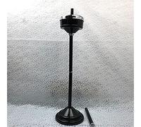 Cenicero de pie ajustable para exteriores, soporte de suelo desmontable, bandeja de ceniza con tapa, patio exterior, ceniceros para cigarros frescos para interiores, ceniceros para exteriores para p