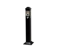 Cenicero de pie al aire libre, columna de ceniza de acero inoxidable, hotel, centro comercial, zona de fumadores, columna de cigarrillos, extinción de incendios, cenicero para patio exterior (A)