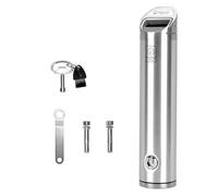 cenicero de pie Cenicero de metal montado en la pared con cerradura, contenedor de cigarrillos que ahorra espacio, adecuado for áreas comunes de fumadores al aire libre exterior(48cm)