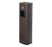 Cenicero de pie, contenedor de acero inoxidable para uso en interiores y exteriores, barril interior extraíble para una fácil limpieza