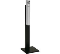 Cenicero de pie, de chapa de acero VAR, H x A x P 1250 x 310 x 310 mm