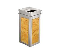 Cenicero De Pie Para Exterior Cenicero Bote de basura al aire libre Ascensor interior Corredor Cenicero Basura Cuadrado Basura Cuadrado (conjunto de dos piezas) Cenicero Para Patio Exterior(H)