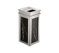 Cenicero De Pie Para Exterior Cenicero Bote de basura al aire libre Ascensor interior Corredor Cenicero Basura Cuadrado Basura Cuadrado (conjunto de dos piezas) Cenicero Para Patio Exterior(E)