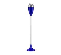 Cenicero de pie para exteriores, cenicero telescópico para fumar, resistente al viento y fácil de limpiar, con base redonda, para patio, oficina, hogar, restaurantes, jardín (azul)